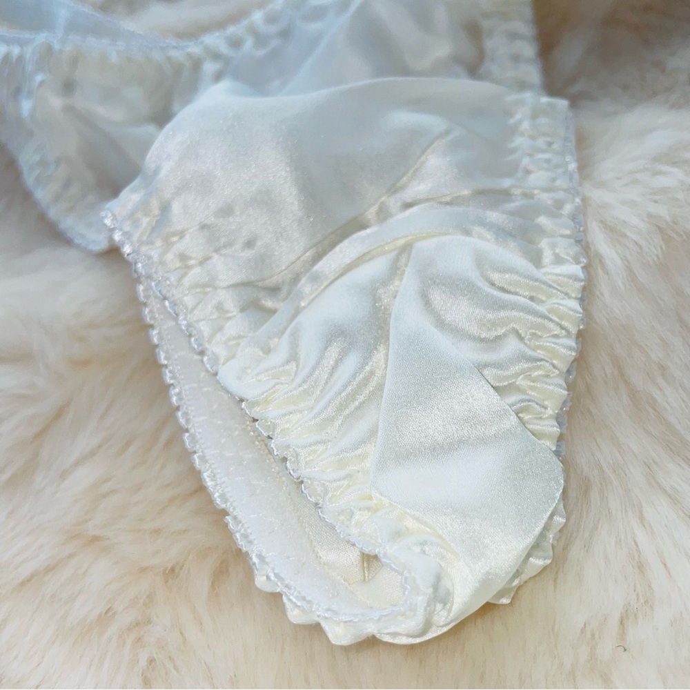 FP Women’s 100% Silk Panties Satin Briefs Cute Low-rise Bikinis Underwear